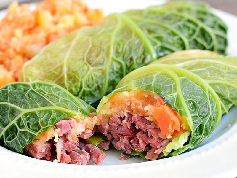 Corned Beef Cabbage Roll